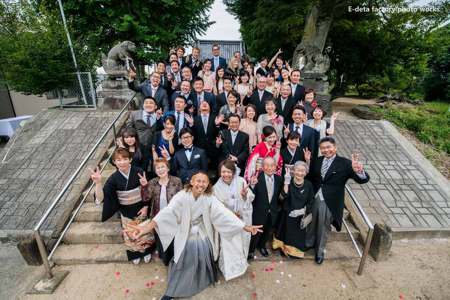 バックパックウェディングの熊本結婚式 結婚式ビデオ撮影 写真撮影なら月山映像へ 大阪 神戸 京都