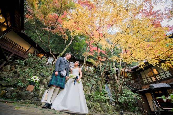 箕面 音羽山荘での結婚式 結婚式ビデオ撮影 写真撮影なら月山映像へ 大阪 神戸 京都